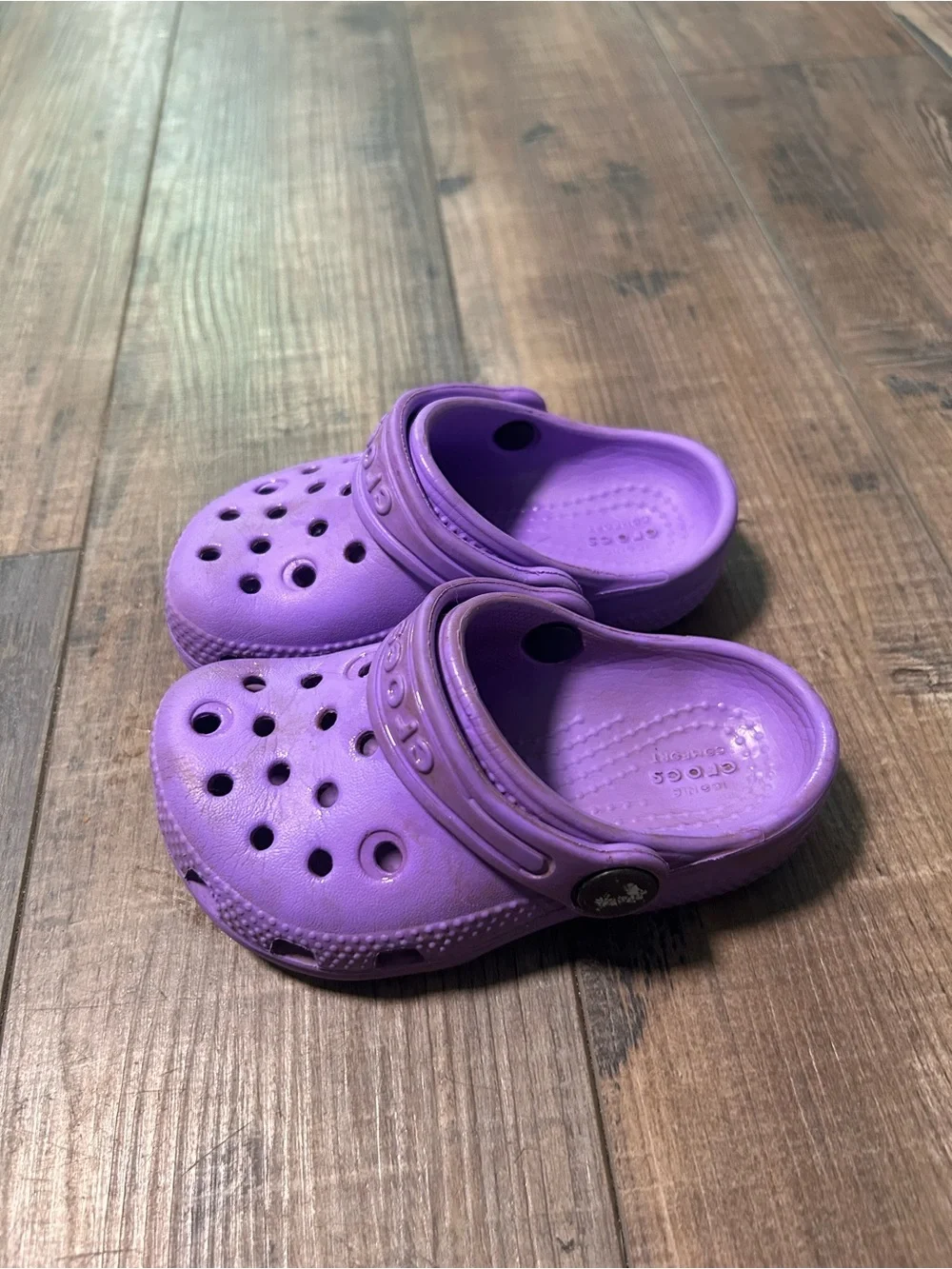 Crocs Child Classic Clog Purple US C6 Slip On